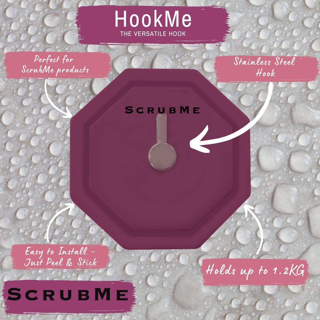 HookMe Shower Wall Hook Benefits Purple