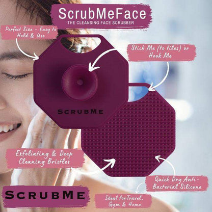 ScrubMeFace in Passionate Purple - Product Benefits Image