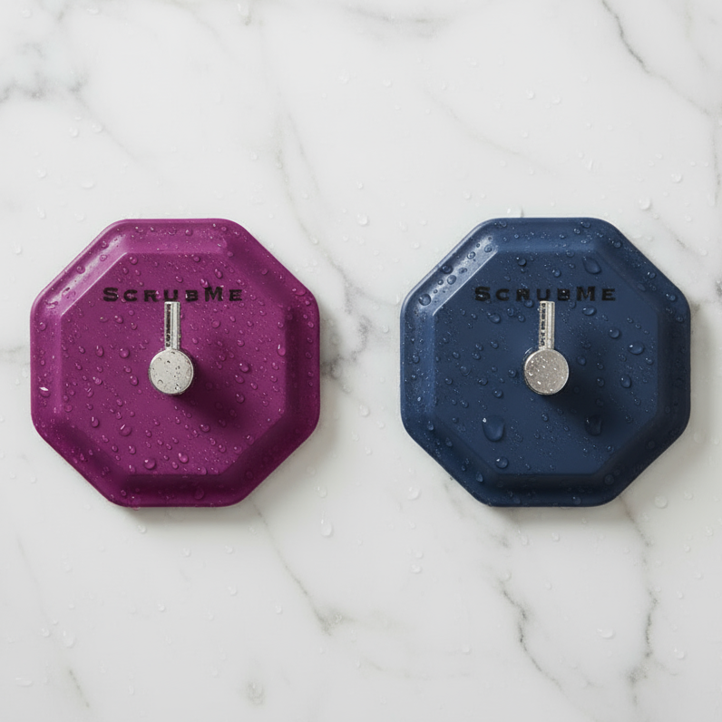 HookMe Purple and Blue - Close Together on Marble