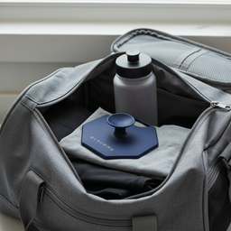 Breathtaking Blue ScrubMeBody in gym bag