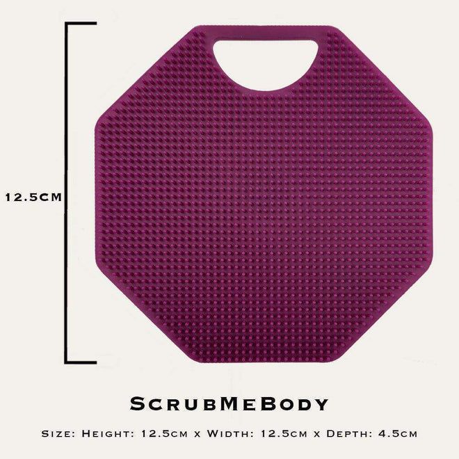 ScrubMeBody in Passionate Purple - Dimensions Images