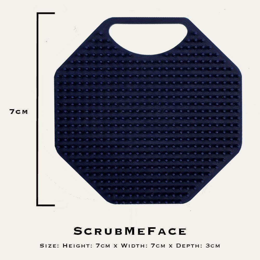 ScrubMeFace in Breathtaking Blue - Dimensions Image