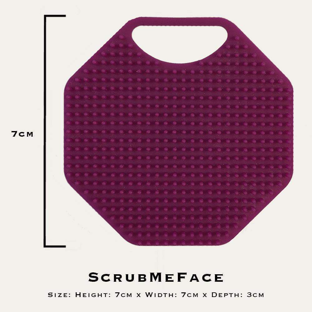 ScrubMeFace in Passionate Purple - Dimensions Images