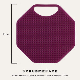 ScrubMeFace - Passionate Purple - ScrubMe - Dimentions