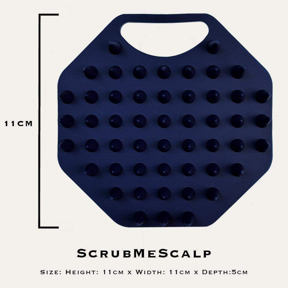 ScrubMeScalp in Breathtaking Blue - Dimensions Image