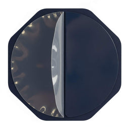 HookMe Breathtaking Blue hook adhesive back pad with protective film peeled back.