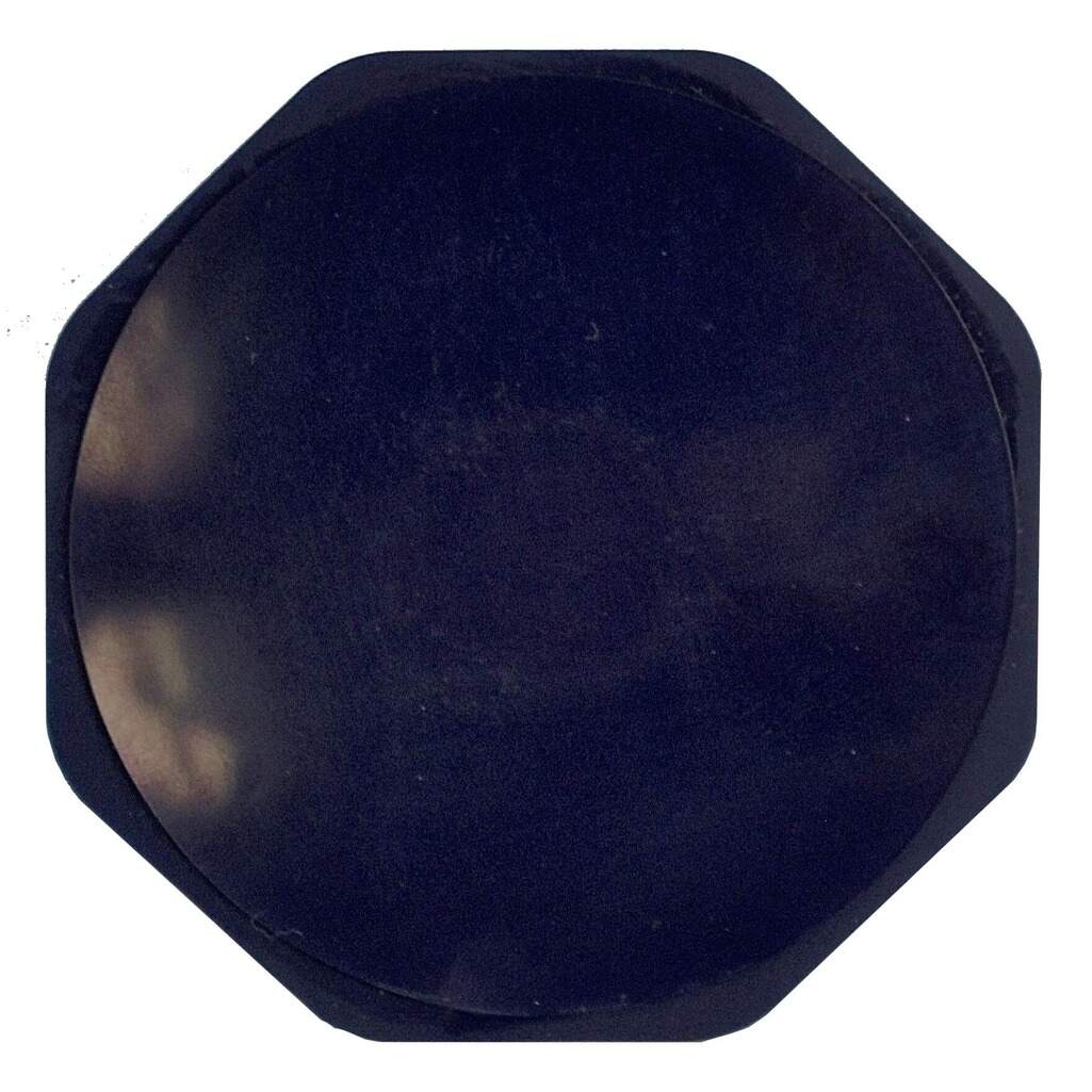 Back view of the ScrubMe HookMe Breathtaking Blue adhesive hook showing the circular adhesive pad on the back.