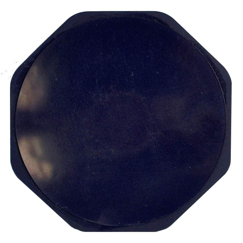 Back view of the ScrubMe HookMe Breathtaking Blue adhesive hook showing the circular adhesive pad on the back.